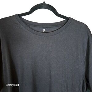 Peloton Mens Black XL Short Sleeve Athletic Workout T Shirt Top Crew‎ Neck